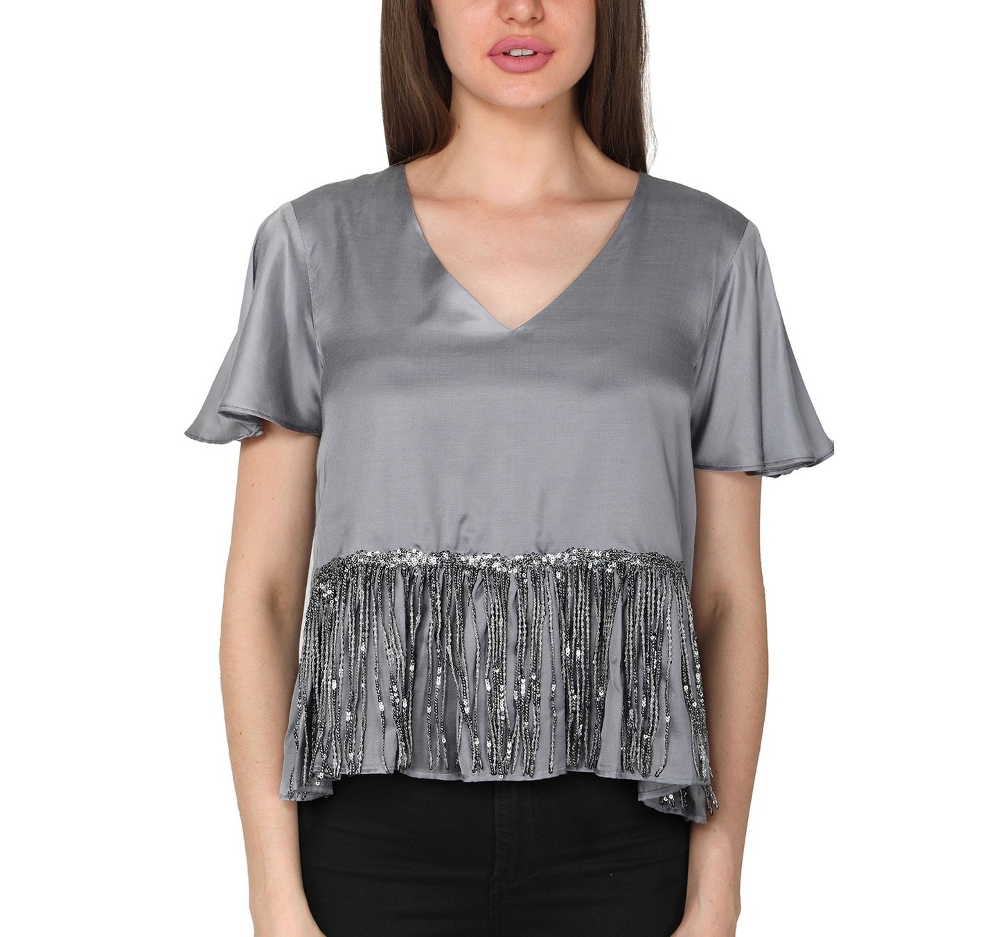 Flowy top with sequin