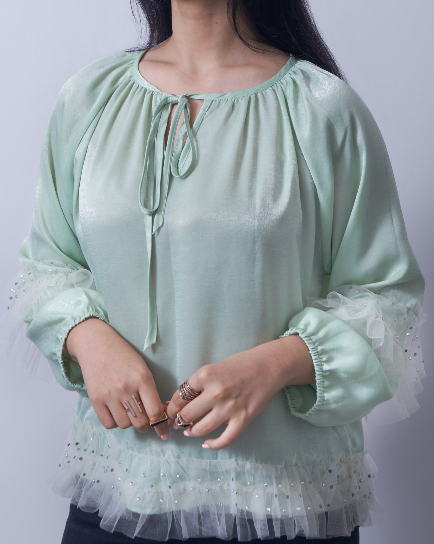 Ruffle tunic