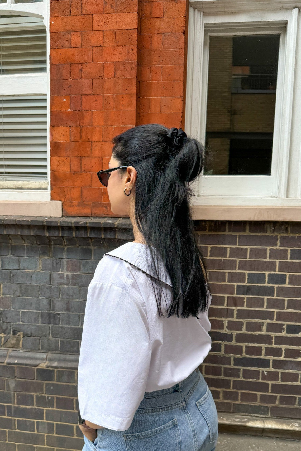 Off Shoulder Shirt - White