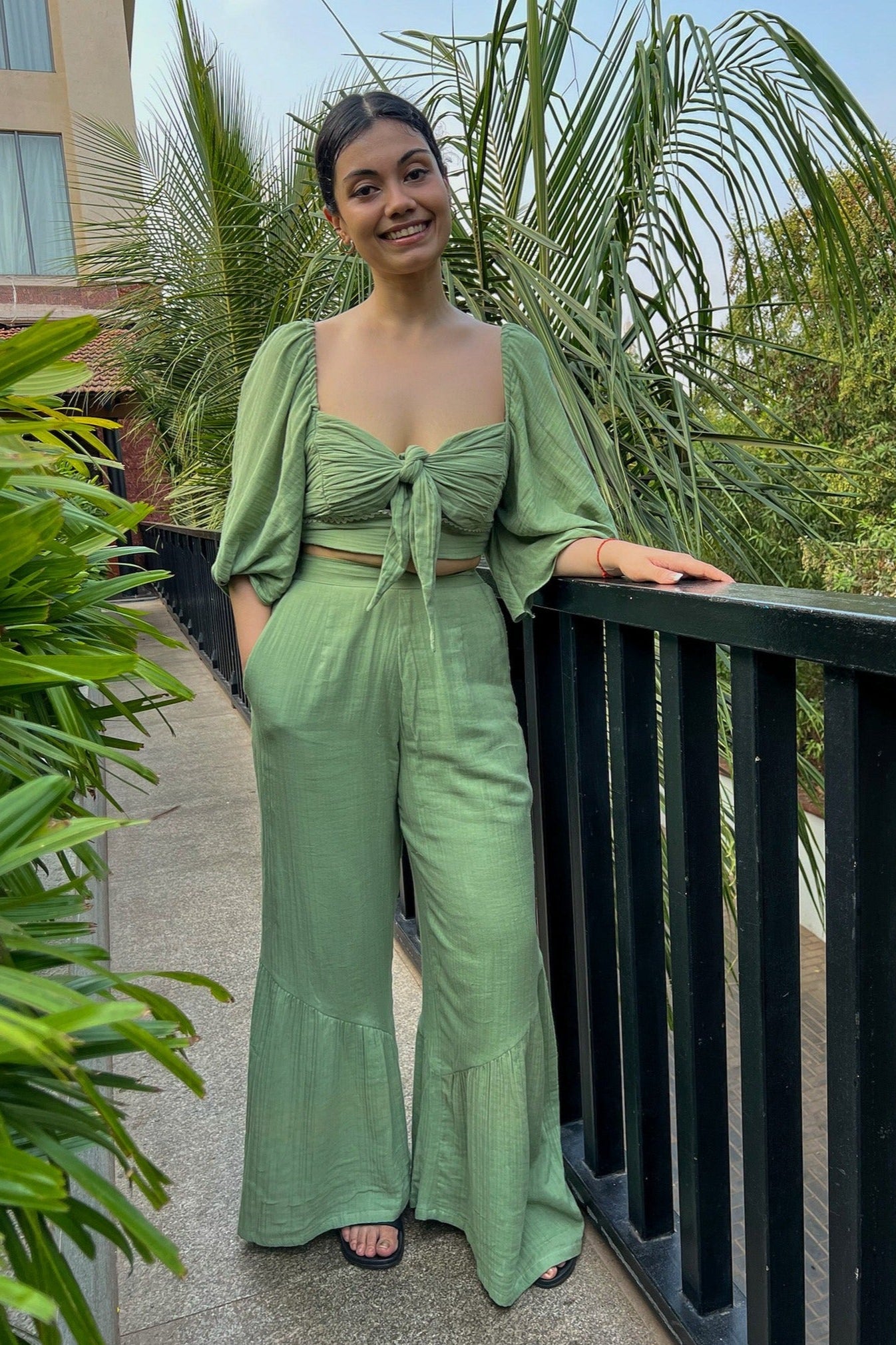 Boho Co-ord Set - Green