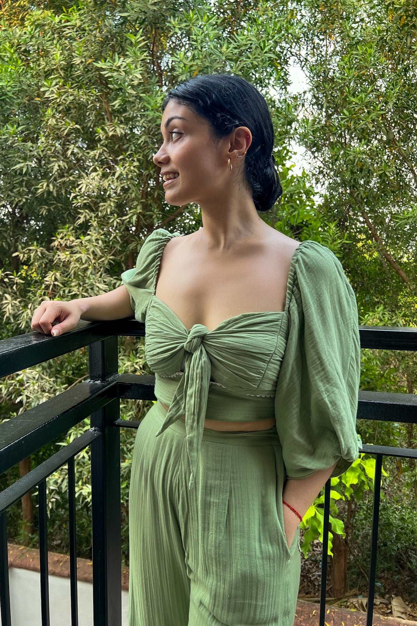 Boho Co-ord Set - Green