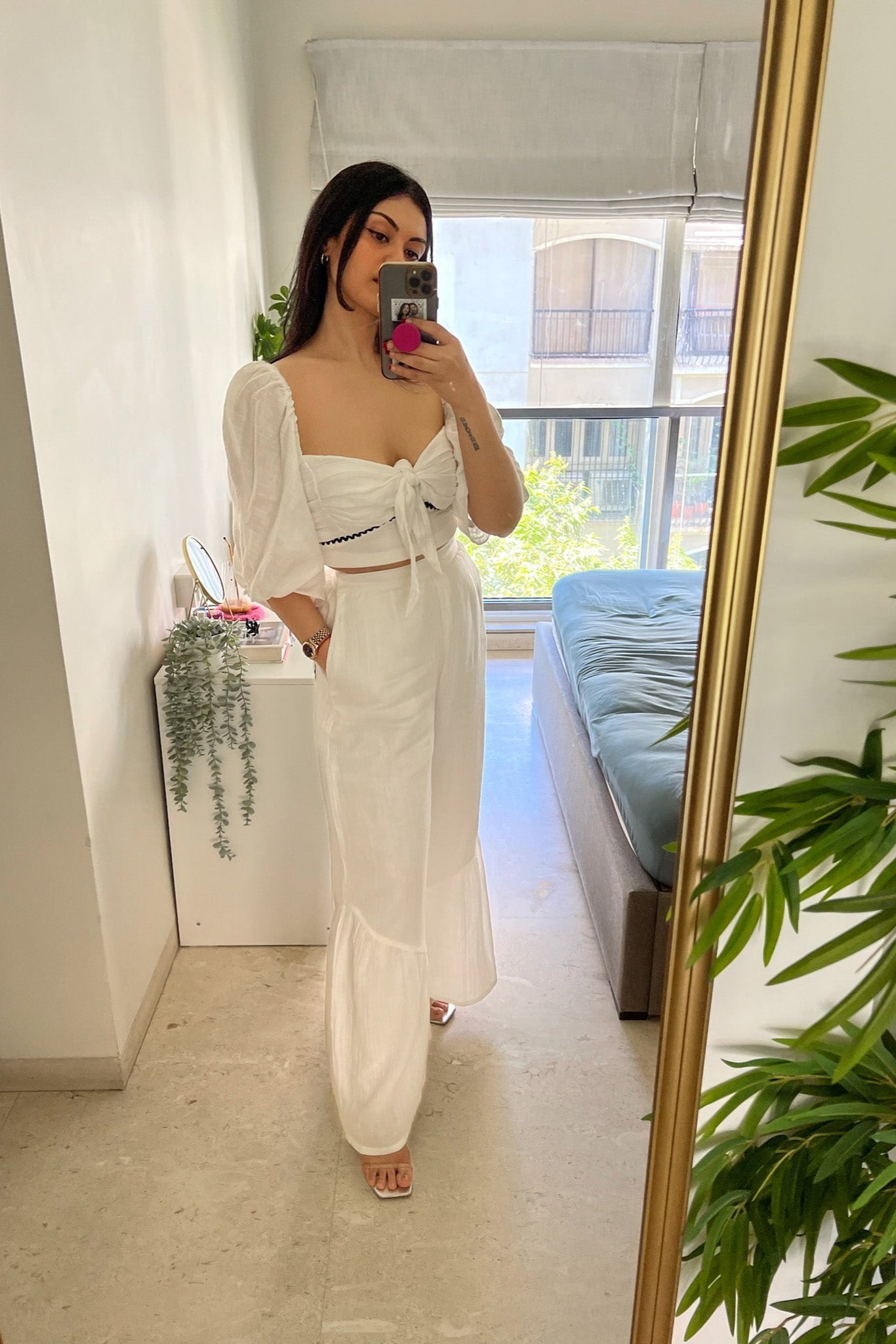 Boho Co-ord Set - White