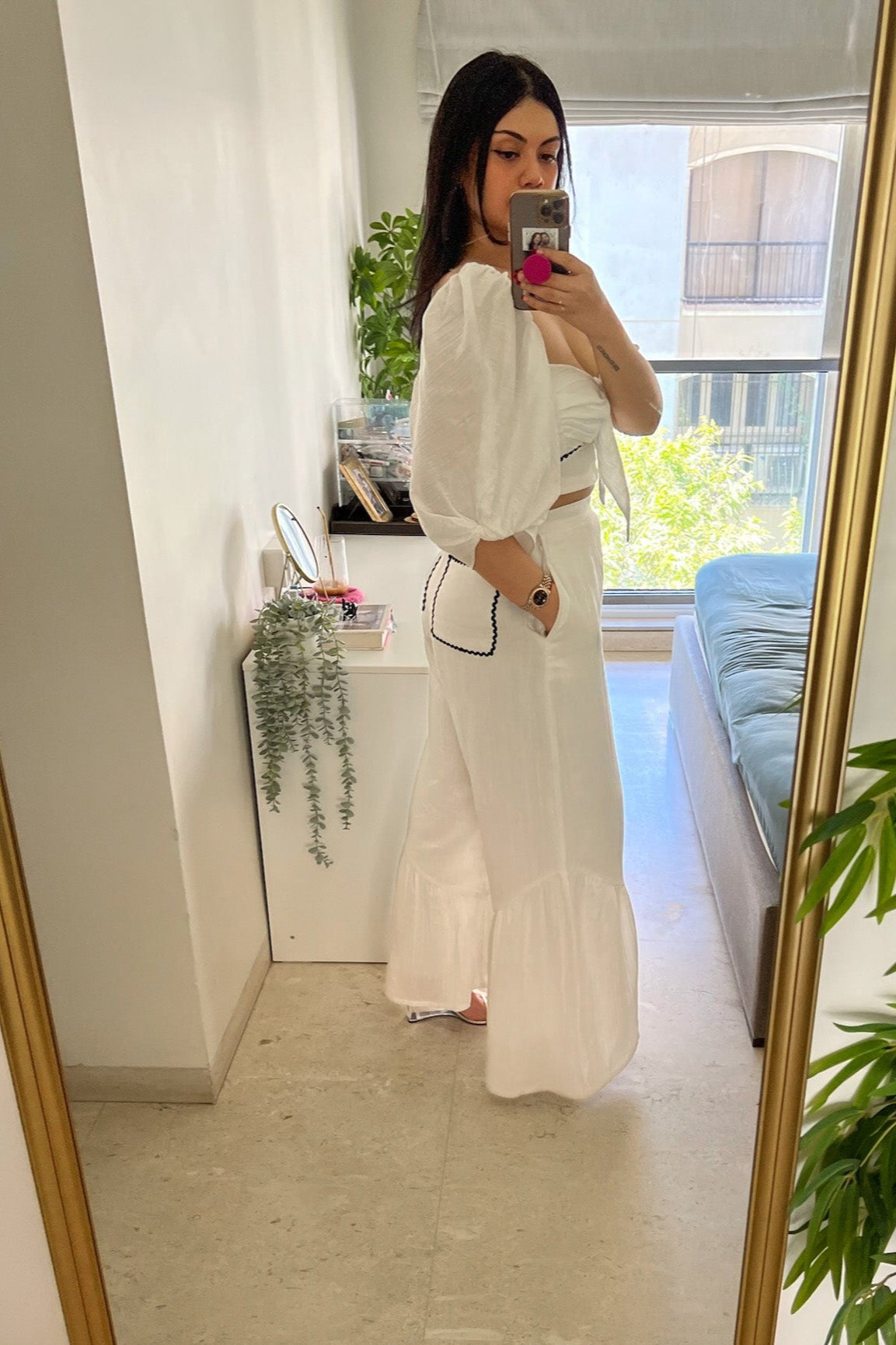 Boho Co-ord Set - White