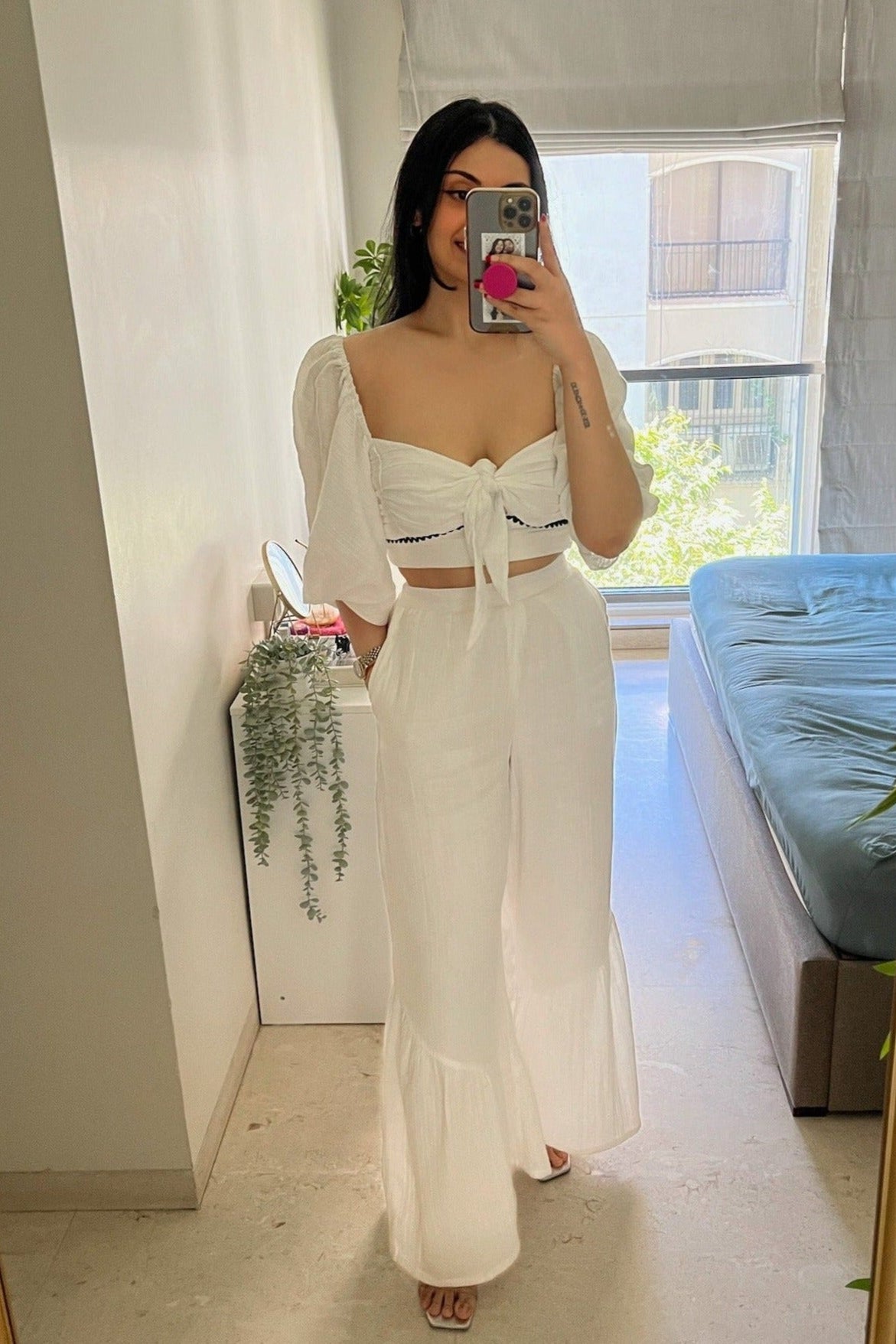 Boho Co-ord Set - White