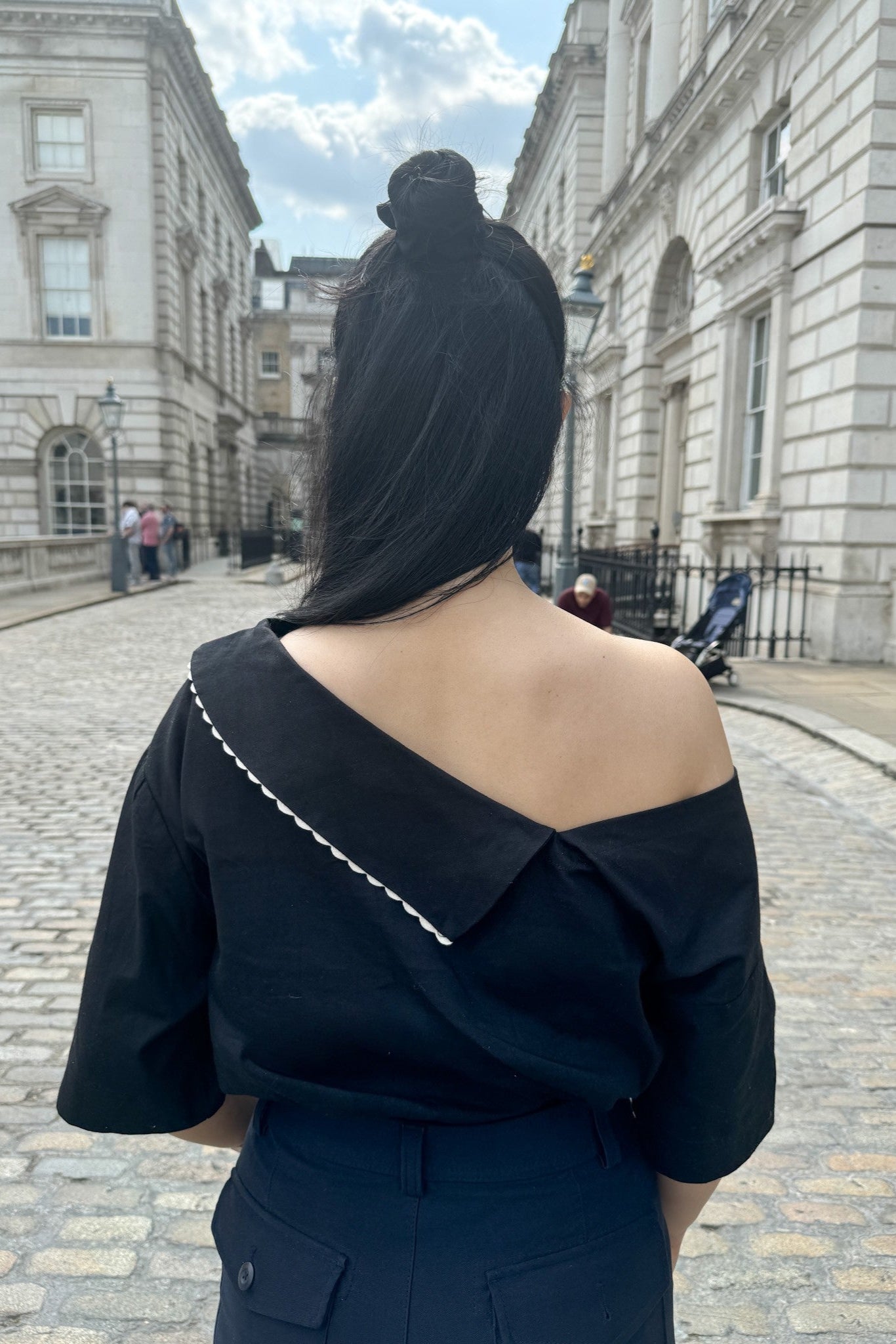 Off Shoulder Shirt - White
