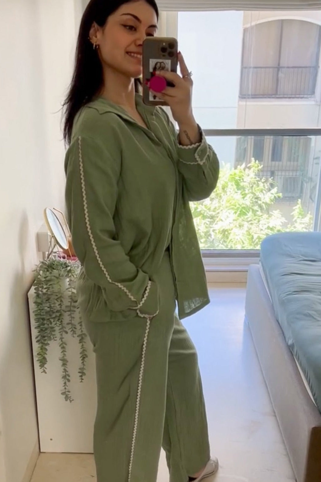 Downtown Co-ord Set - Green