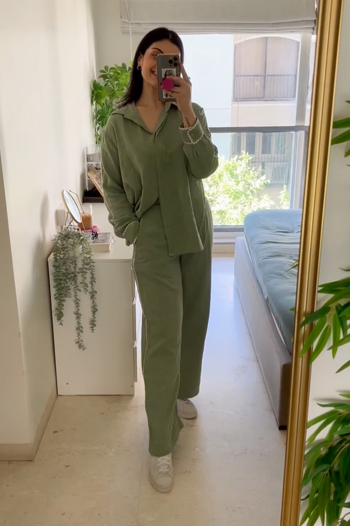 Downtown Co-ord Set - Green