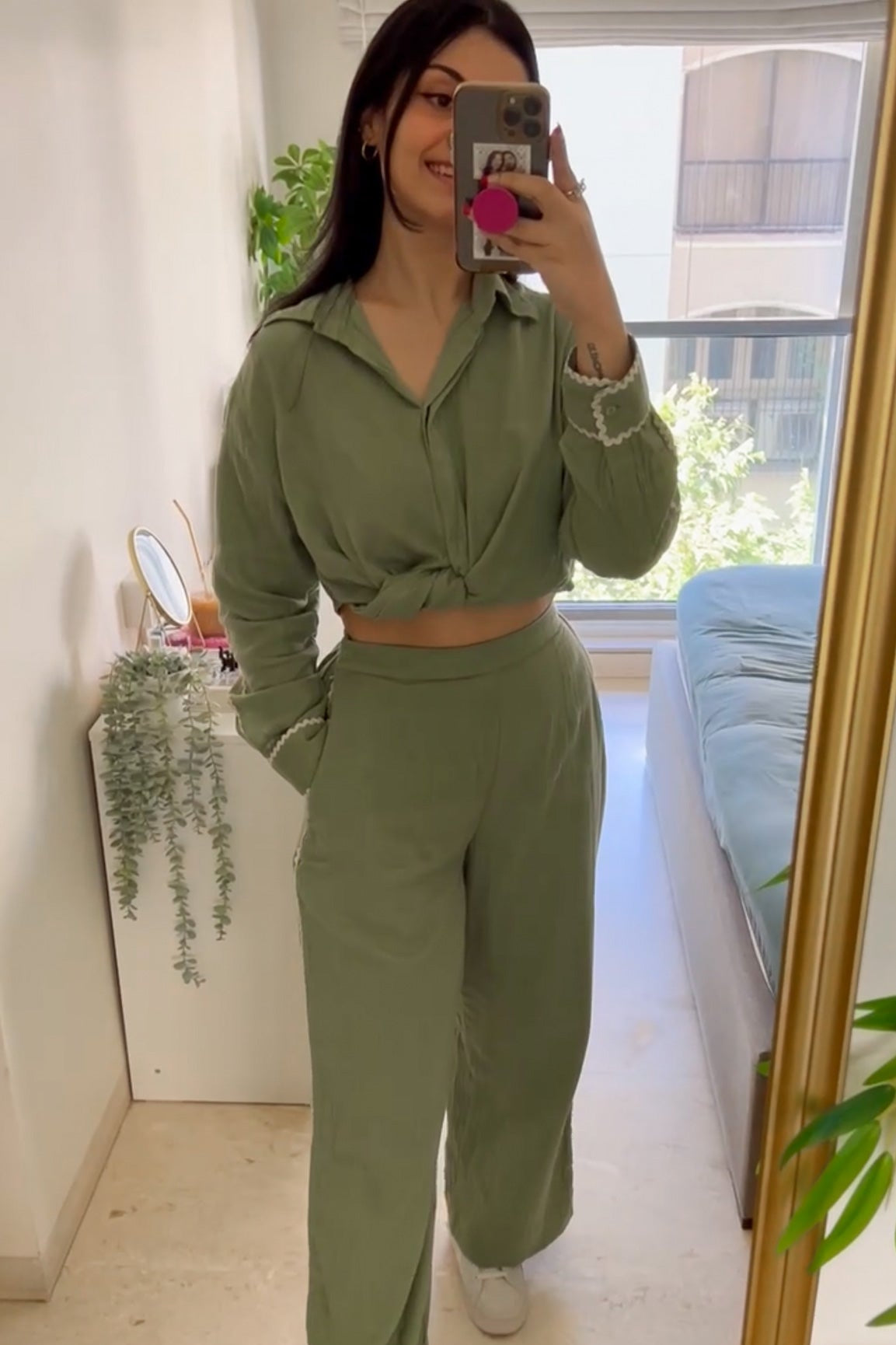 Downtown Co-ord Set - Green