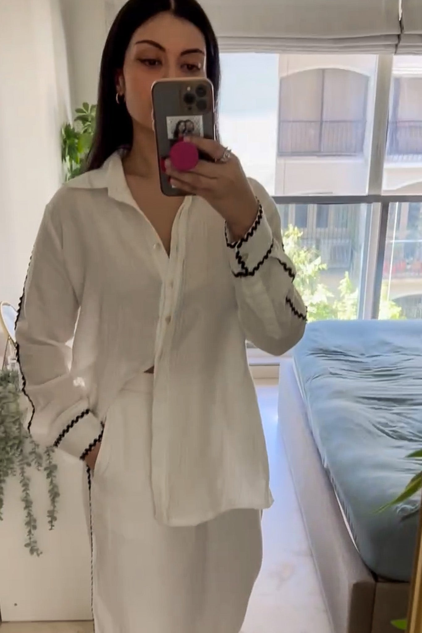 Downtown Co-ord Set - White