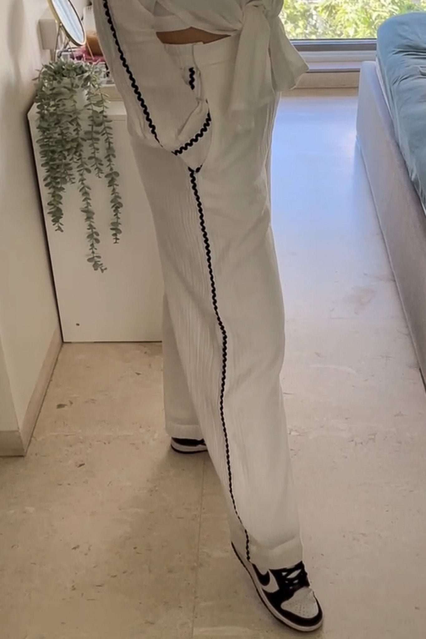 Downtown Co-ord Set - White