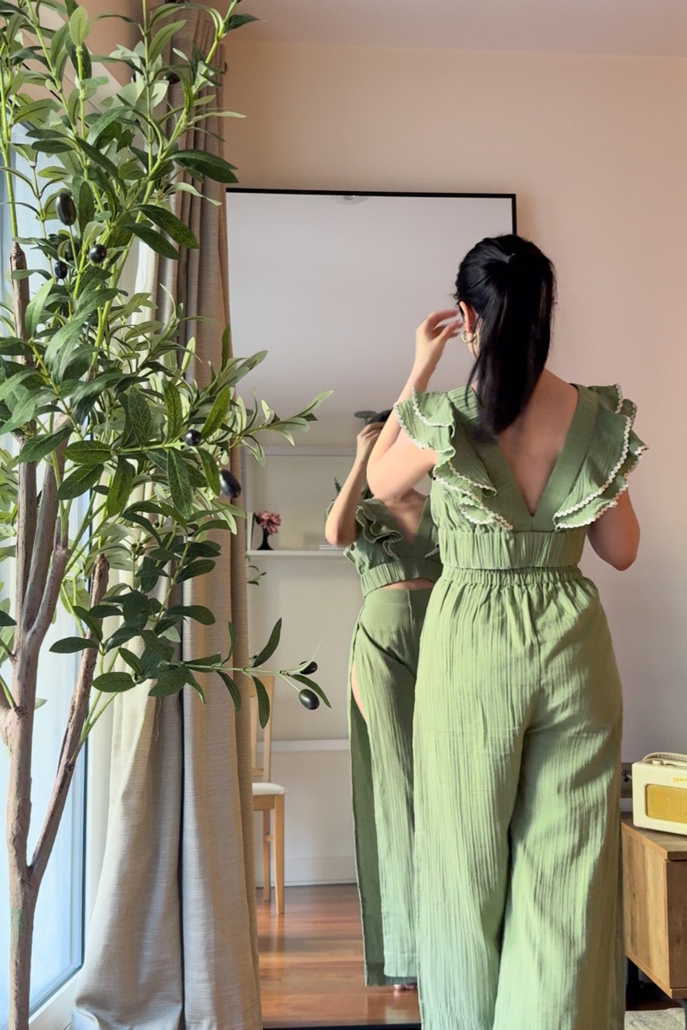 Beach Co-ord Set - Green