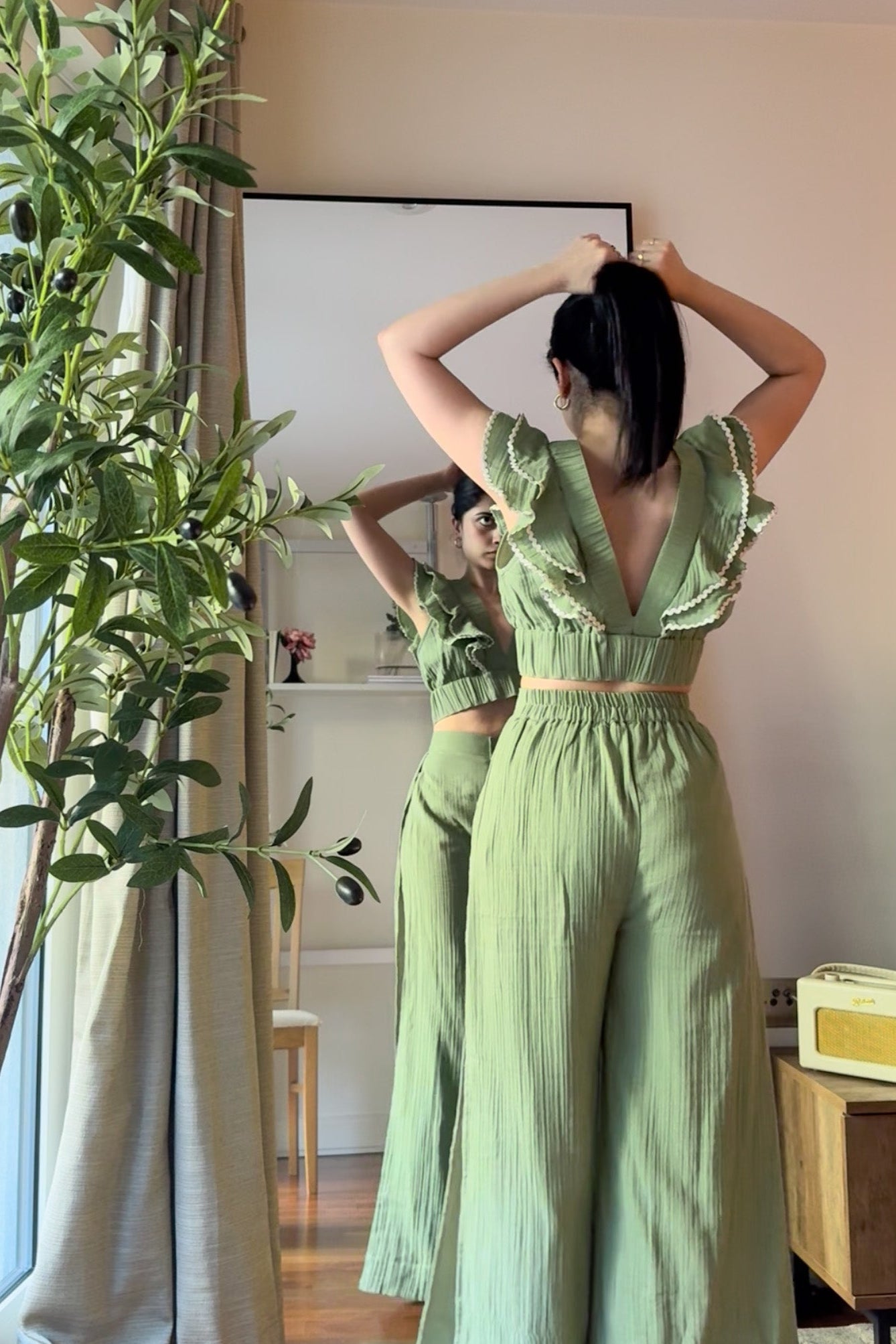 Beach Co-ord Set - Green