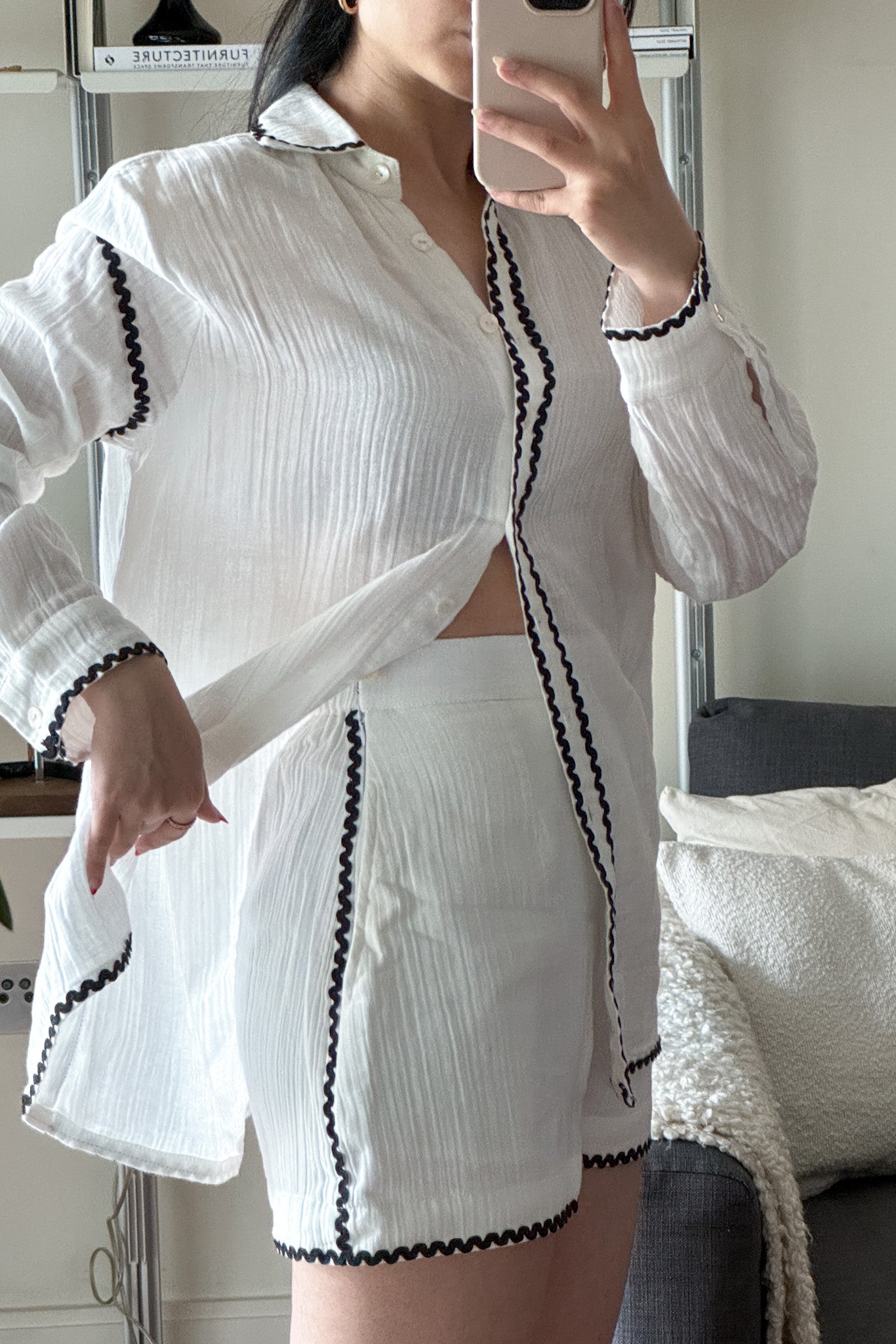 Farmhouse Co-ord Set - White