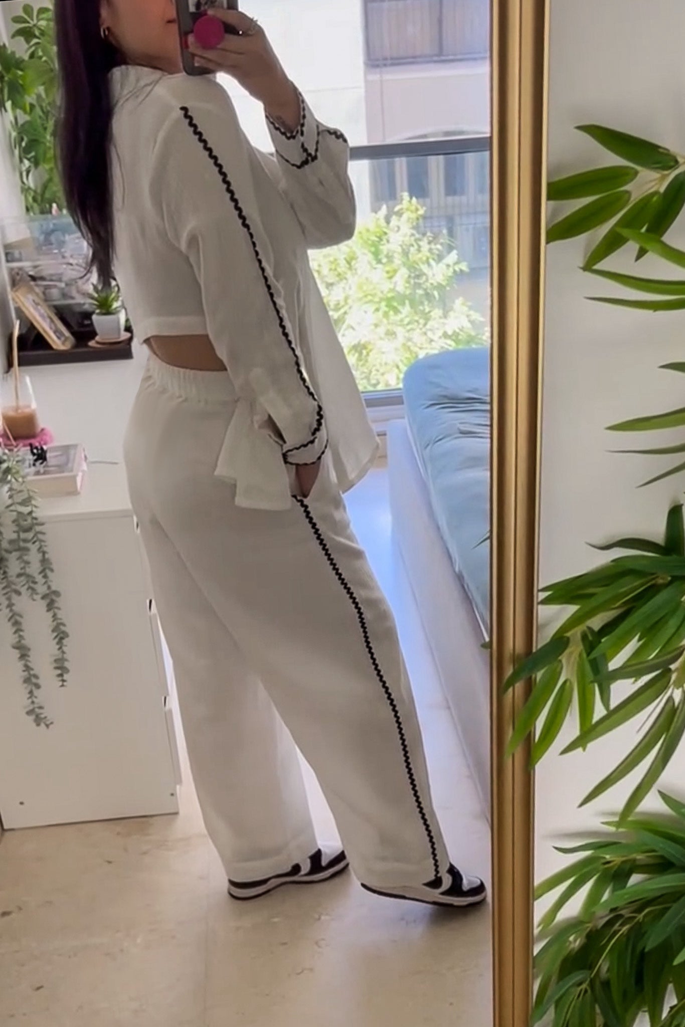 Downtown Co-ord Set - White