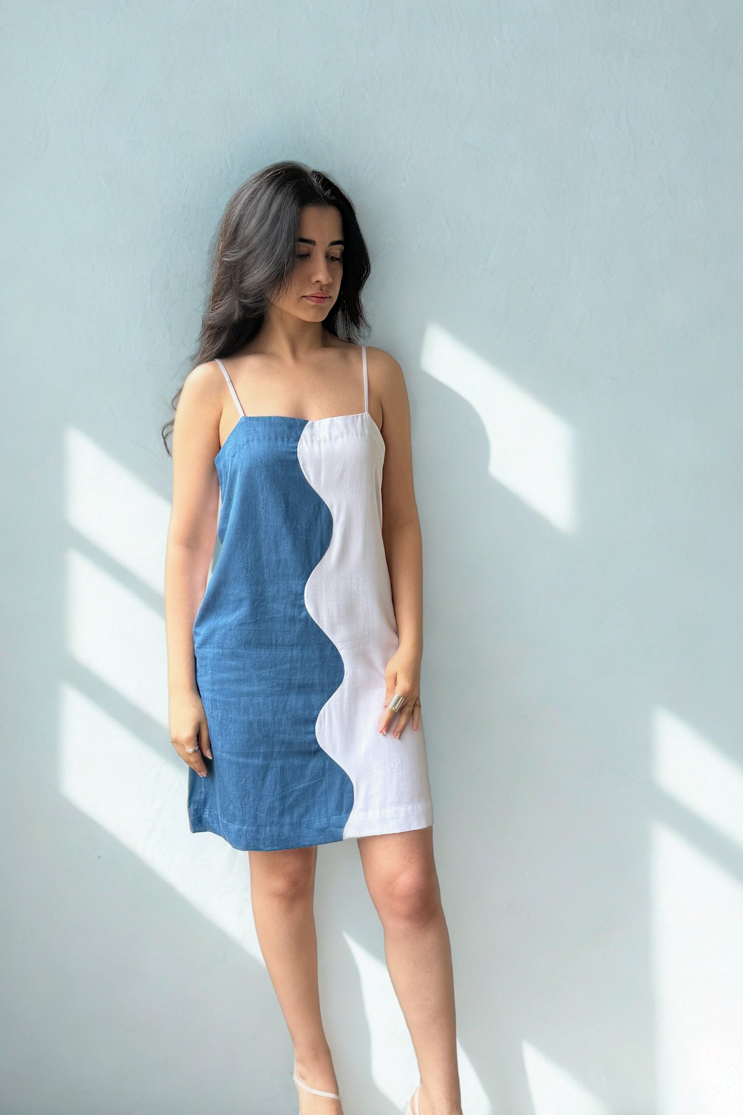 Wave Slip Dress