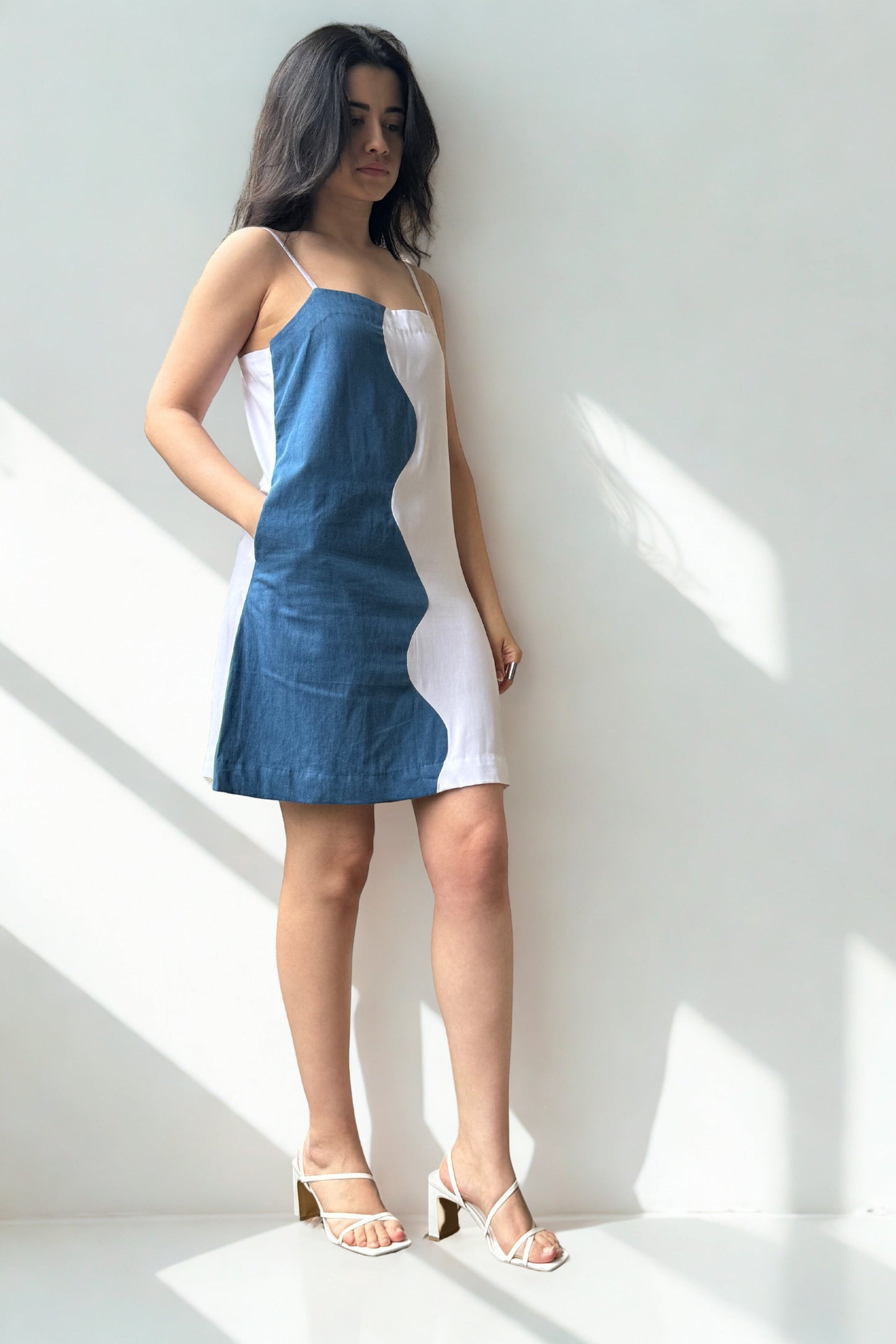 Wave Slip Dress
