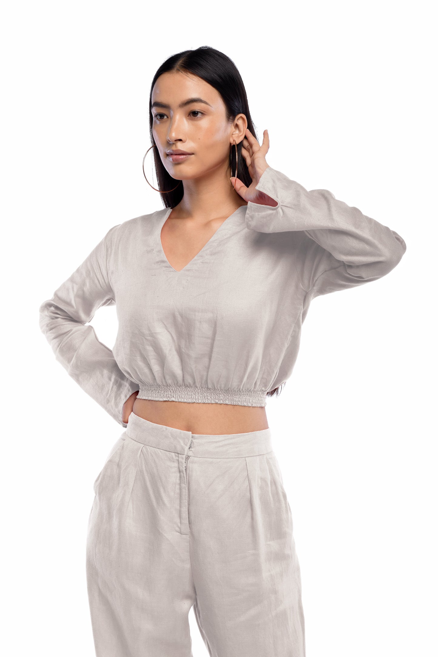 Long Sleeve Crop Top