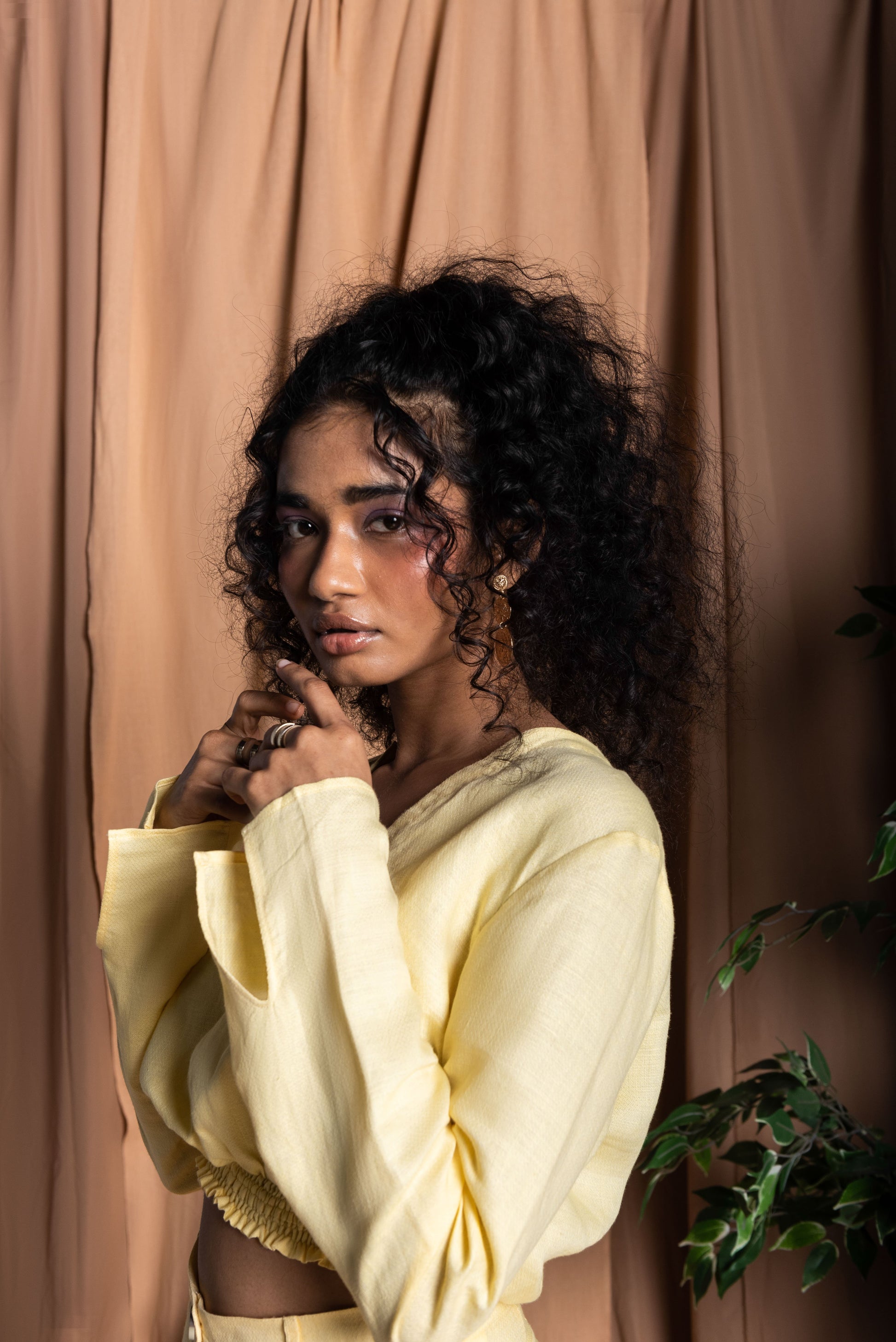 Long Sleeve Crop Top - TISH