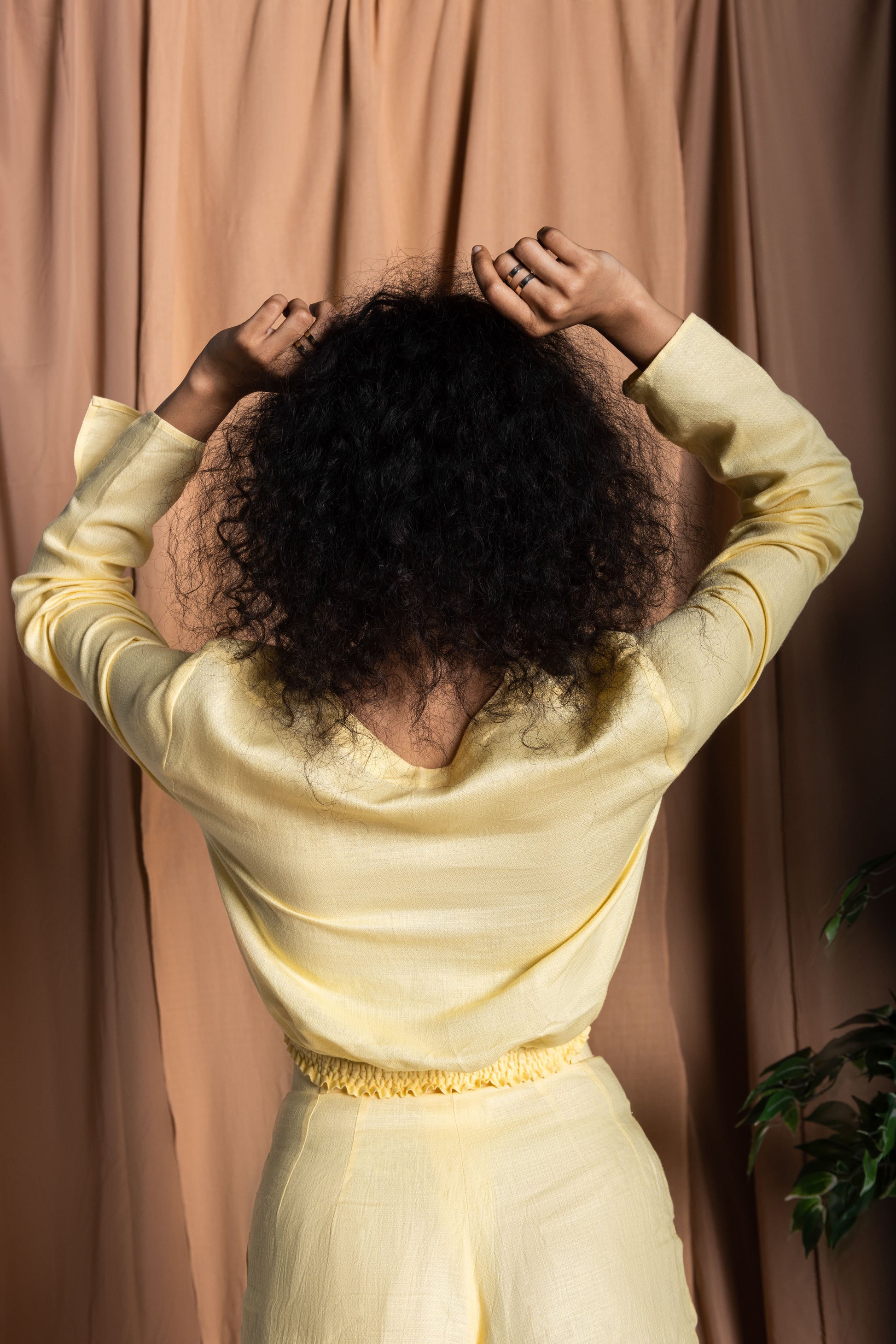 Long Sleeve Crop Top - TISH