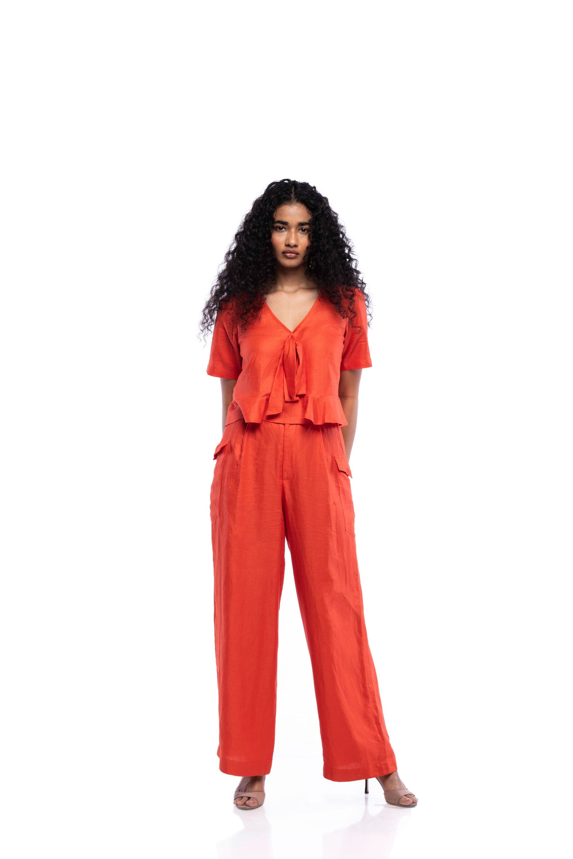 Front Tie Crop Top - TISH