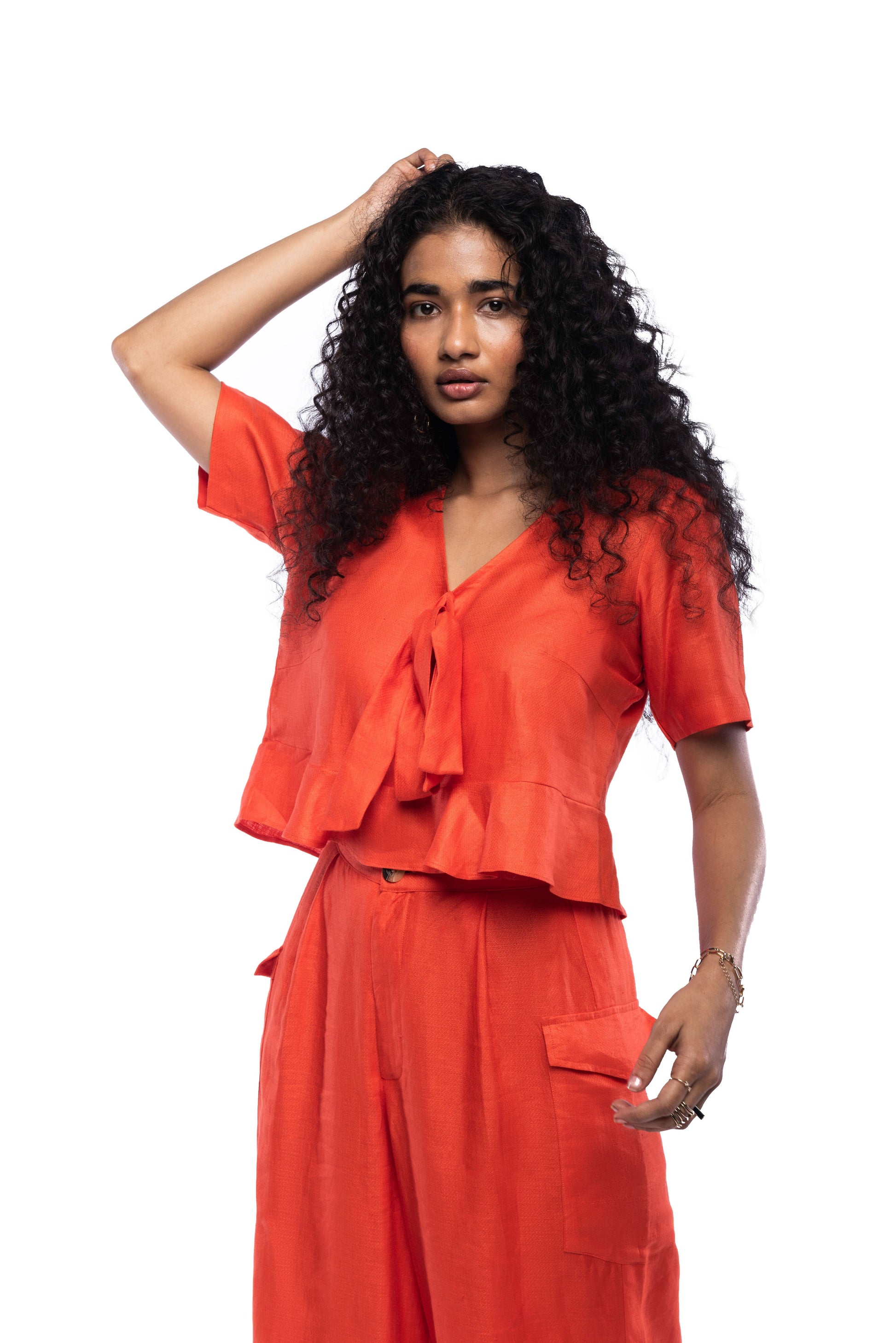 Front Tie Crop Top - TISH