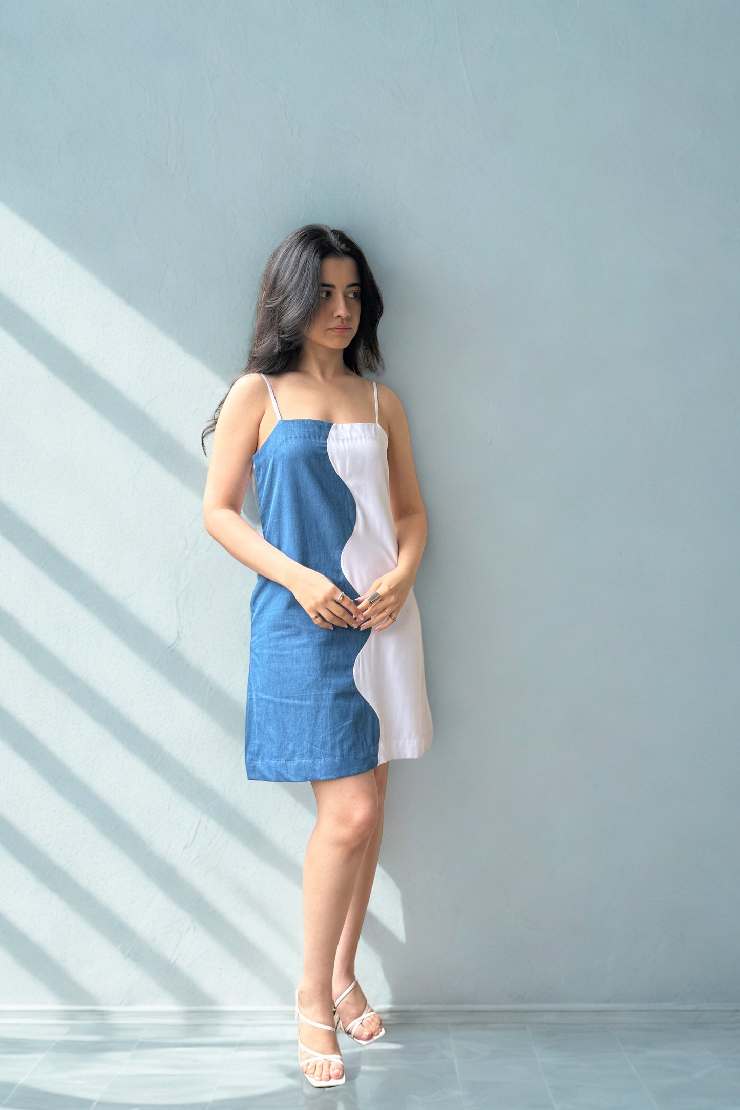 Wave Slip Dress