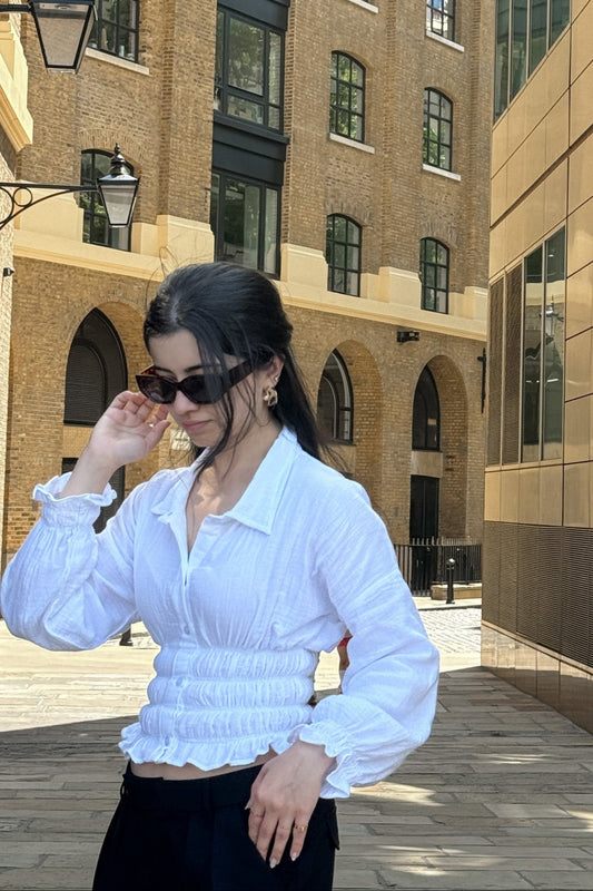Cinched Waist Shirt