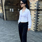 Cinched Waist Shirt