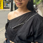 Off Shoulder Shirt - Black