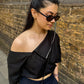 Off Shoulder Shirt - White