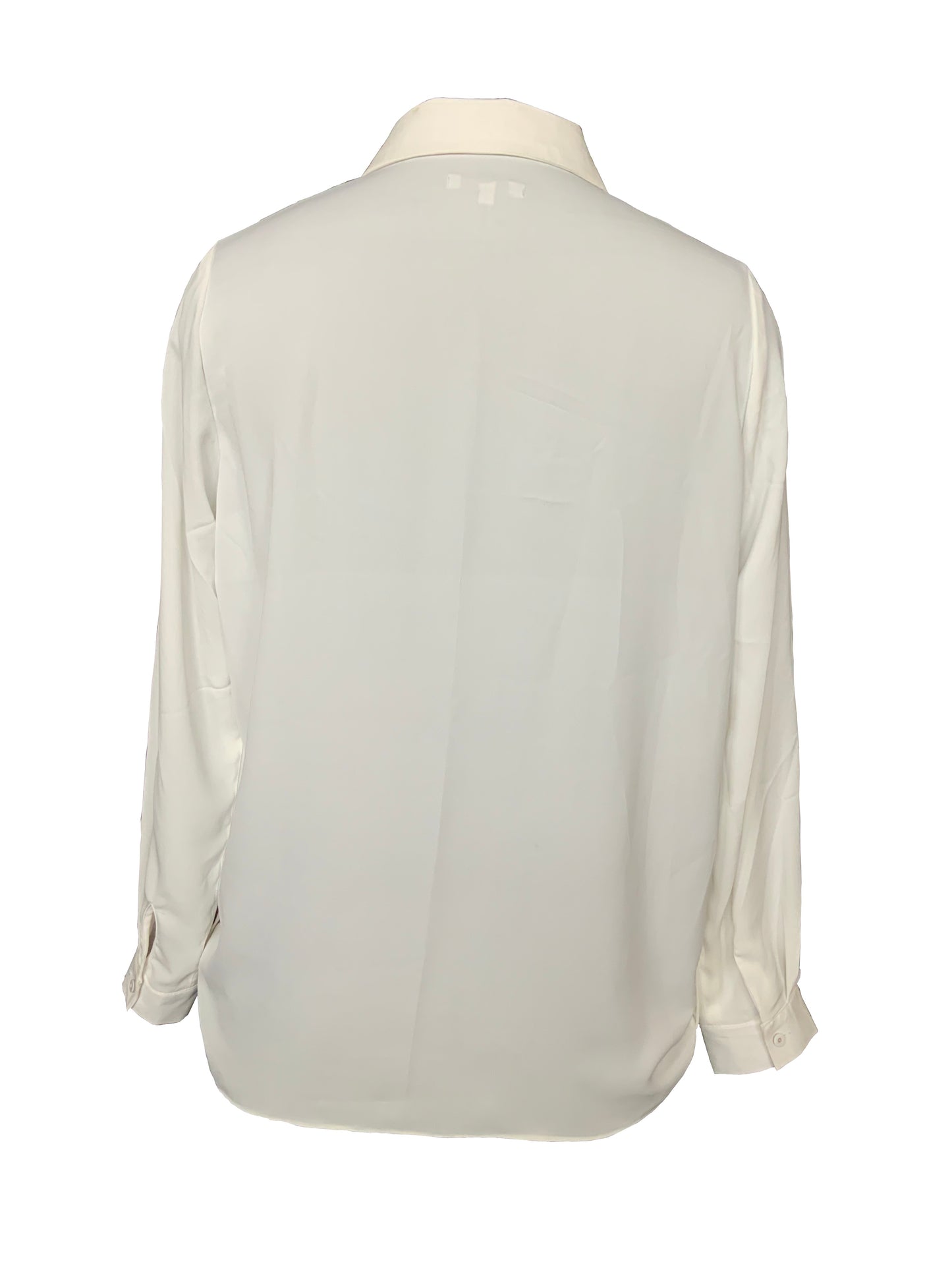 Sequin pocket shirt white