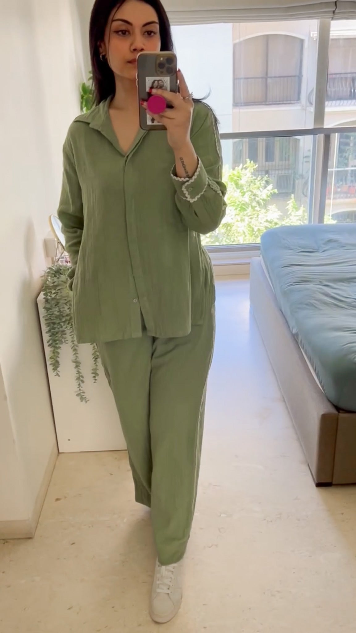 Downtown Co-ord Set - Green