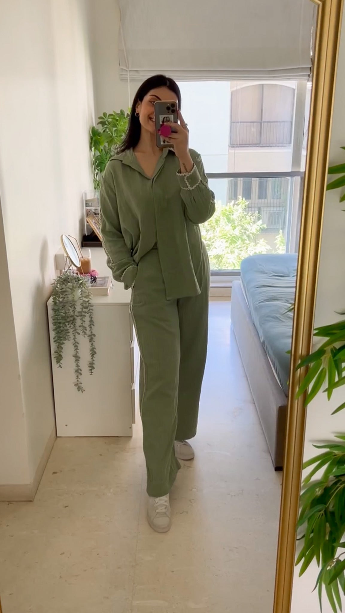 Downtown Co-ord Set - Green