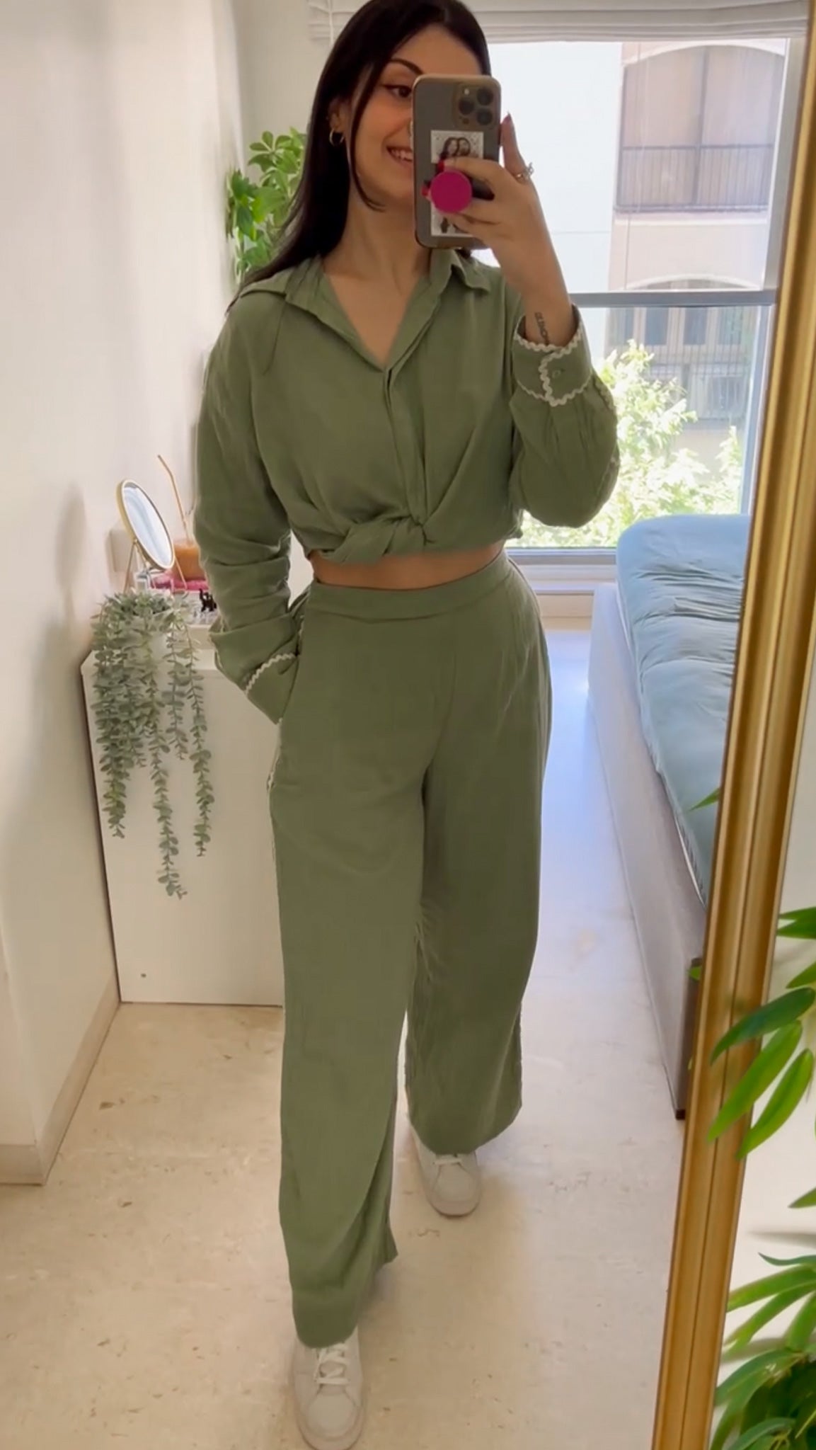 Downtown Co-ord Set - Green