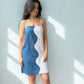 Wave Slip Dress