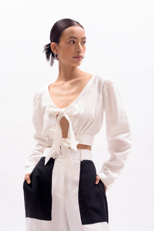 Tie Up Crop Top