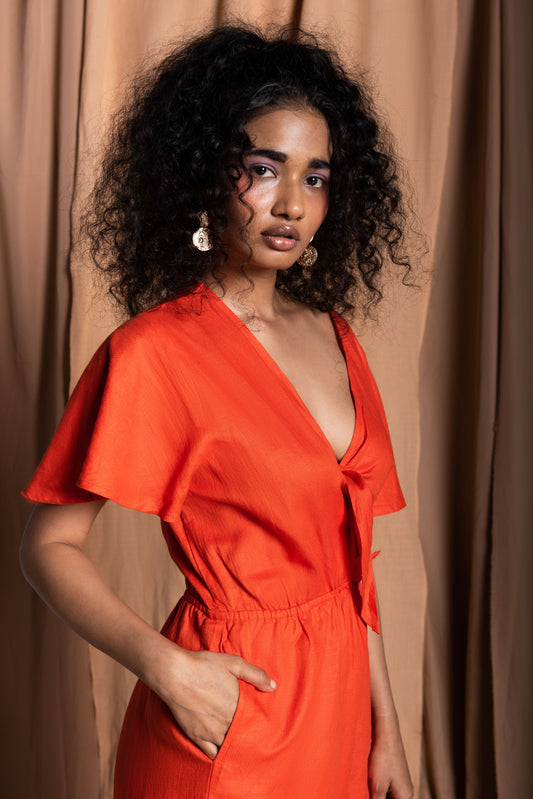 Bow Jumpsuit - TISH